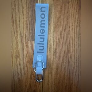 Lululemon Blue Keychain with Metal Clasp